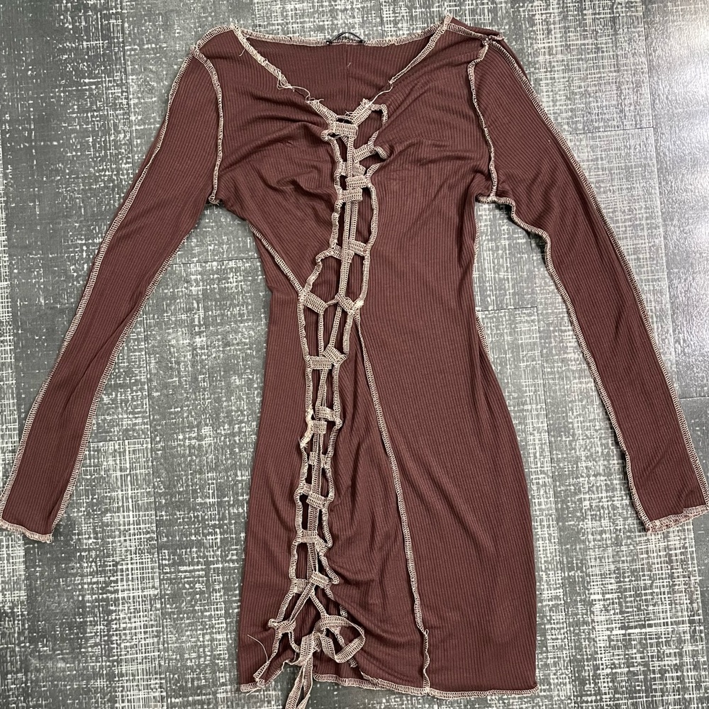 Bohemian dress fashion nova